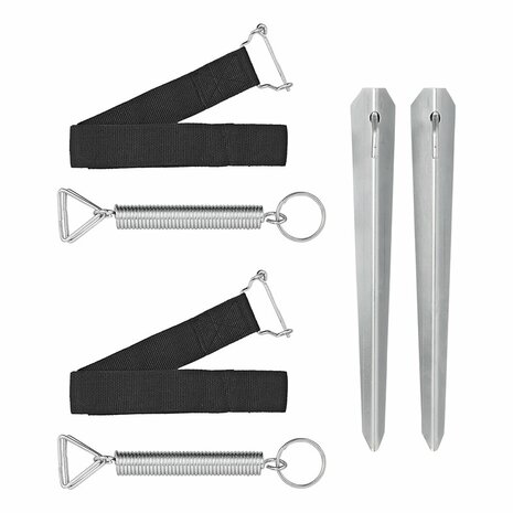 Set di cinghie antitempesta 2x 3 5 m