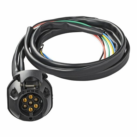 Kit cablaggio gancio traino 7 poli PVC + cavo 1 50M