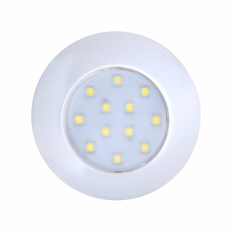Plafoniera da superficie 12 led 12V 240lm dia 75x18mm