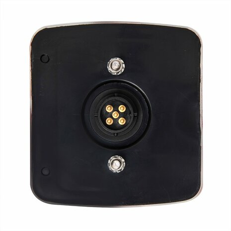 Fanale posteriore 4 funzioni 98x105mm 14LED con EC 5 poli
