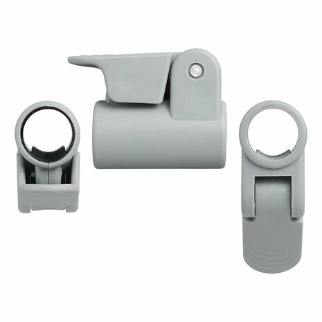 Morsetto per tubo per palo tenda con sgancio rapido 22-25mm - set da 4 pezzi