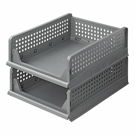Organizer da cucina impilabile a 2 strati