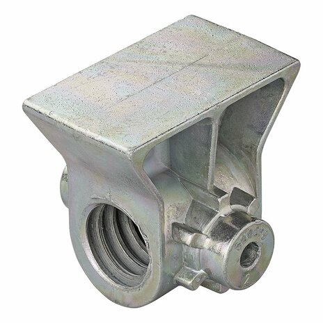 Blocco mandrino di supporto angolare  M20 x dia 15 mm adatto per dadi in plastica