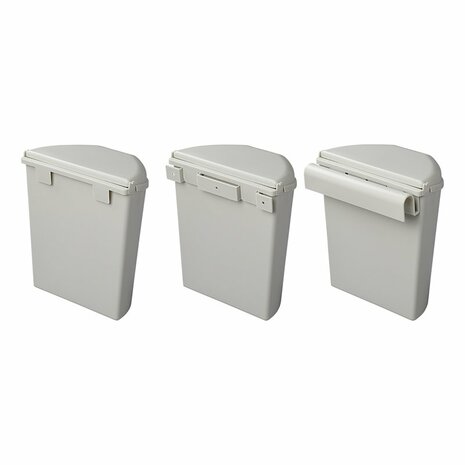 Pattumiera con coperchio 6L per roulotte camper
