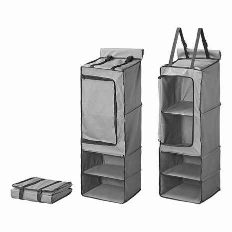 Organizer 4 scomparti 34 x 34 x 96 cm con tasca con cerniera + keder da 7 mm