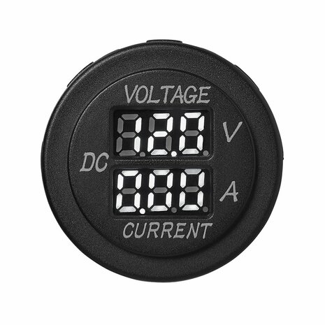 Volt-amperometro digitale 6-30V 0-10A