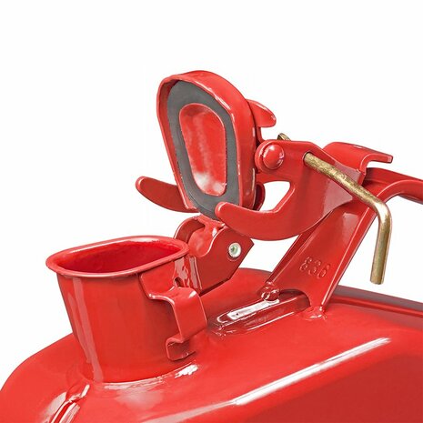 Tanica 5L metallo rosso omologata UN-TuV GS