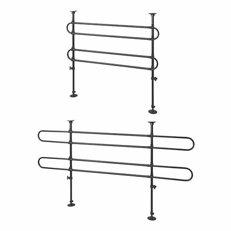 Portapacchi per cani 2x2 tubi metallici