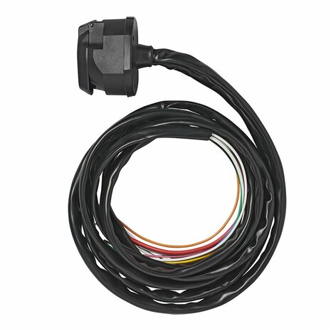 Kit cablaggio gancio traino 13 poli PVC tipo Jaeger + cavo 1 50M