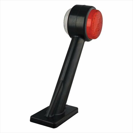 Larghezza luce 12 24V rosso bianco 166x193mm LED sinistro