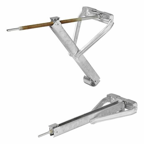 Supporto angolare per roulotte 700kg 605x260mm H:500mm