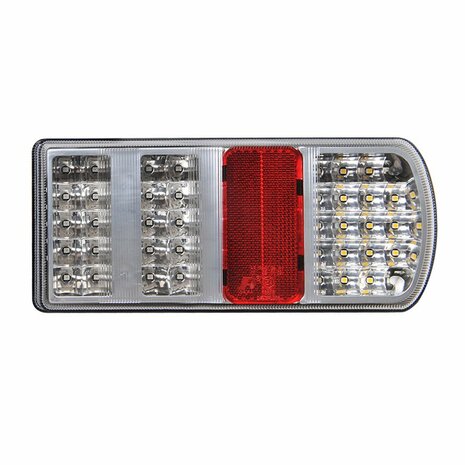 Fanale posteriore 5 funzioni 225x105mm 43LED destro