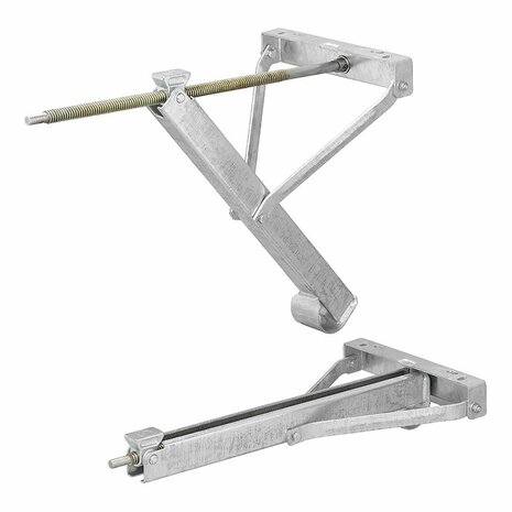 Supporto angolare per roulotte 450 kg 615 x 278 mm H:507 mm
