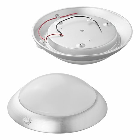 Plafoniera plafoniera da superficie 24 led 12V 790lm dia 280x85mm