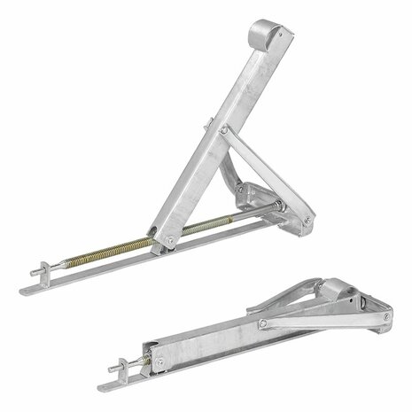 Supporto angolare per roulotte 700kg 605x260mm H:500mm