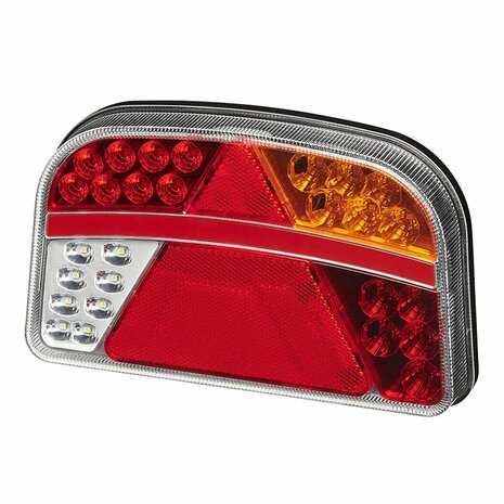 Fanale posteriore 6 funzioni 240x150mm LED destro