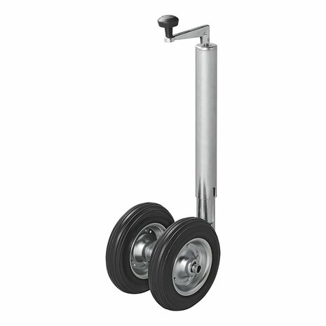 Doppia ruota anteriore da 48 mm con pneumatici PU pieni 200 x 50 mm