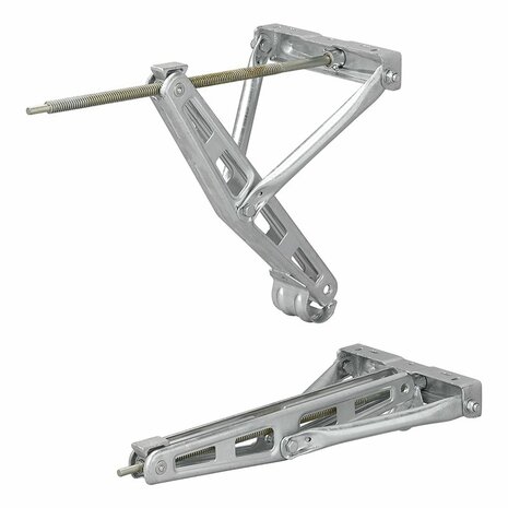 Supporto angolare per roulotte 1500 kg 619 x 280 mm H: 498 mm