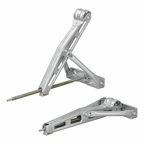 Supporto angolare per roulotte 1500 kg 619 x 280 mm H: 498 mm