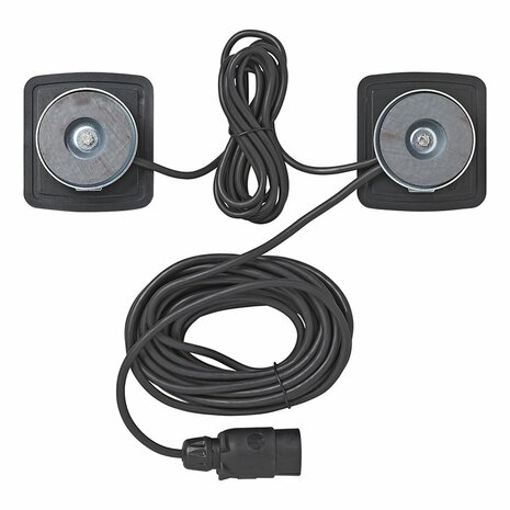 Set luci rimorchio LED con magneti cavo 7 5+2 5M