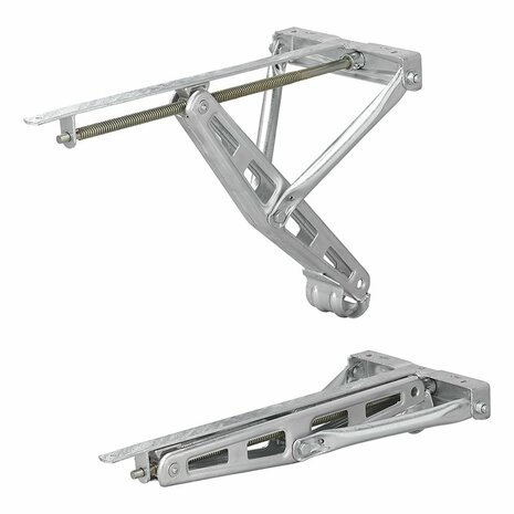 Supporto angolare per roulotte 1500 kg 677 x 280 mm H: 502 mm