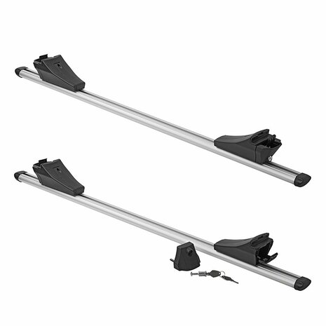 Supporto per barre portatutto per barre portatutto chiuse 120cm alluminio 75kg