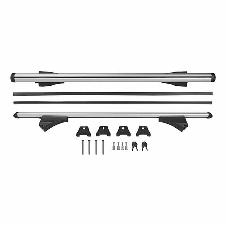 Supporto per barre portatutto per barre portatutto chiuse 120cm alluminio 75kg