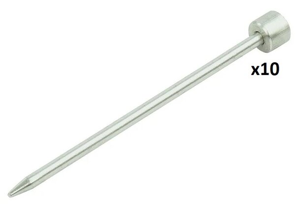 Picchetto da roccia 15cm alluminio x10 pezzi