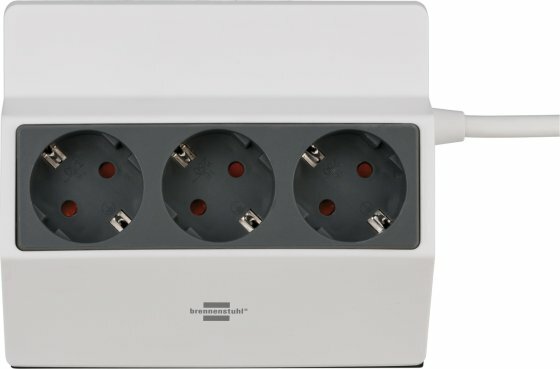Multipresa agganciabile 3 grigio 3m h05vv-f 3g1,5 bianco antracite