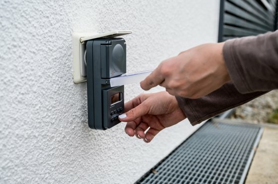 Timer settimanale digitale IP44 - In espositore di cartone a colori