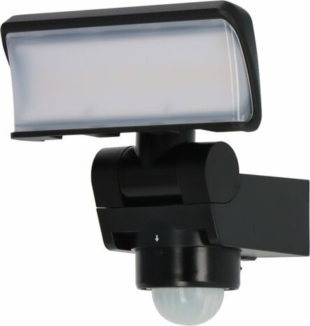 Faretto LED WS 2050 SP con rilevatore di movimento, 1680lm, IP44, nero