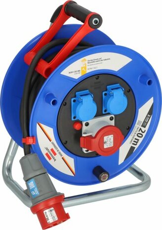 Garant CEE 1 IP44 tamburo per cavi per l'industria   per i cantieri 20m H07RN-F 5G2,5