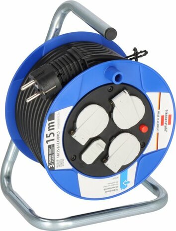 Avvolgicavo e USB 15m H05VV-F 3G1,5