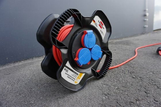 Avvolgitore in gomma per cavi X-Gum IP44 10m H07RN-F 3G1,5