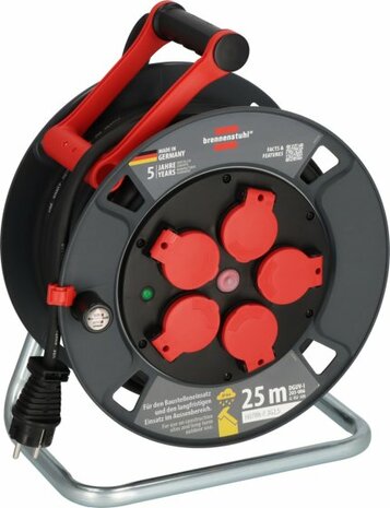 Avvolgicavo professionale 300 KU 2200 IP44, 25m H07RN-F 3G2.5