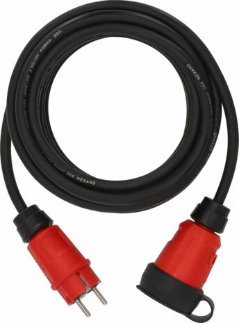 Cavo di prolunga VN 1100 IP44, 10m nero H07RN-F 3G1.5