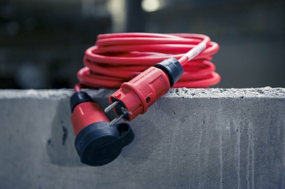 Cavo di prolunga VQ 1100 IP44, 10 m rosso H07BQ-F 3G1,5