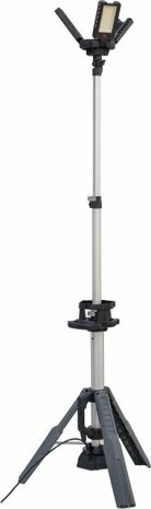 Professional Treppiede Faretto LED da costruzione a tre teste 13050 T, IP54, 13500lm, 5m H07RN-F2X1.0
