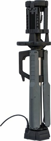 Professional Treppiede Faretto LED da costruzione a tre teste 13050 T, IP54, 13500lm, 5m H07RN-F2X1.0