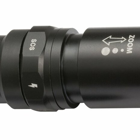 Torcia tascabile a LED con focus, selettore e batteria ricaricabile TL 400 AFS IP44, CREE-LED, 430lm