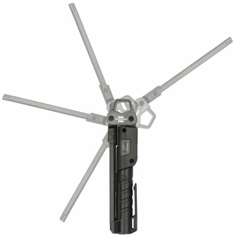 Lampada portatile LED ricaricabile HL 400 AC, 400lm + spot 120lm + fonte di luce sul retro 200lm