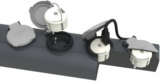 Adattatore di presa USB 2,4A bianco