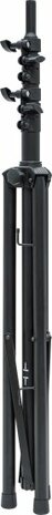 Treppiede telescopico Bau ST 302 nero con barra trasversale