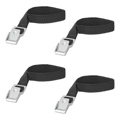Cinghie con fibbia in metallo 18mm-40cm - Set da 4