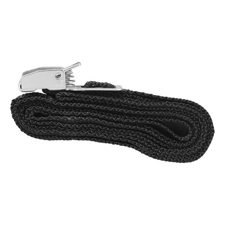 Cinghie di fissaggio con fibbia in metallo 1 8-150 cm - set da 2
