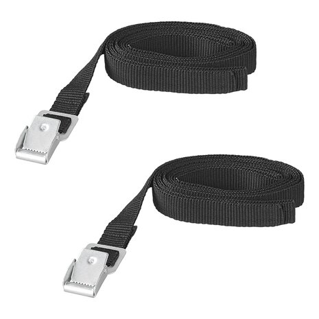 Cinghie con fibbia in metallo 18mm-200cm - Set da 2