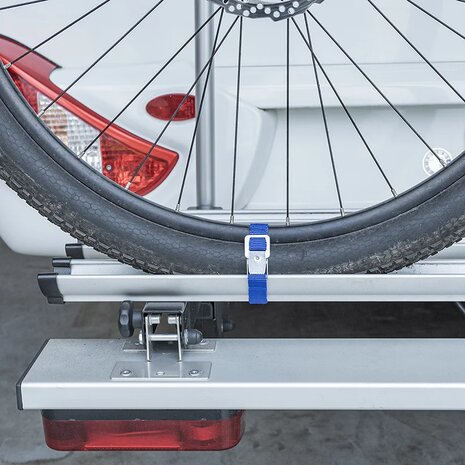 Cinghie per bicicletta con fibbia in metallo per portabici 4 pezzi