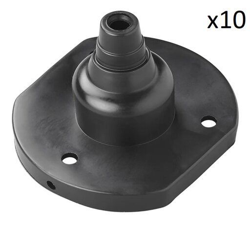 Guarnizione in gomma per presa x10 stuks