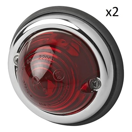 Lampada di segnalazione rossa 70mm PM