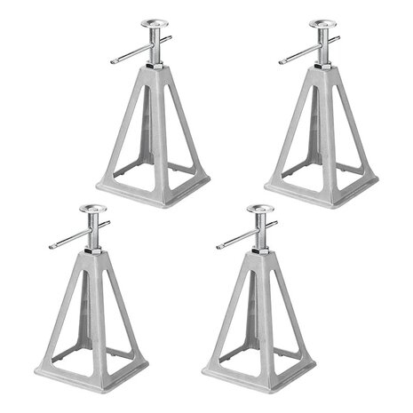 Set di supporti in alluminio da 4 pezzi